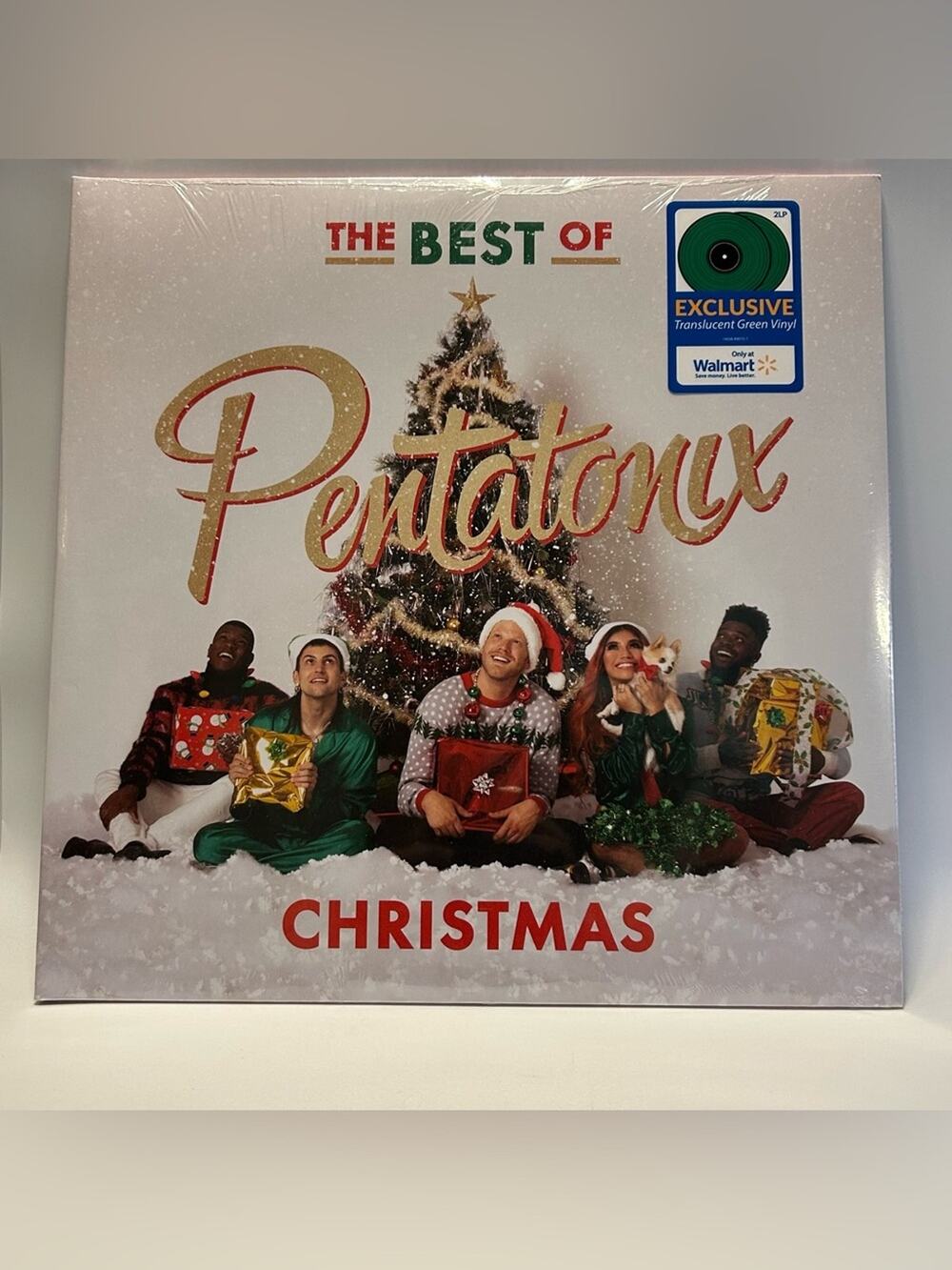 Vinyl Pentatonix The Best Christmas Walmart Translucent Green 2LP Sealed Capella